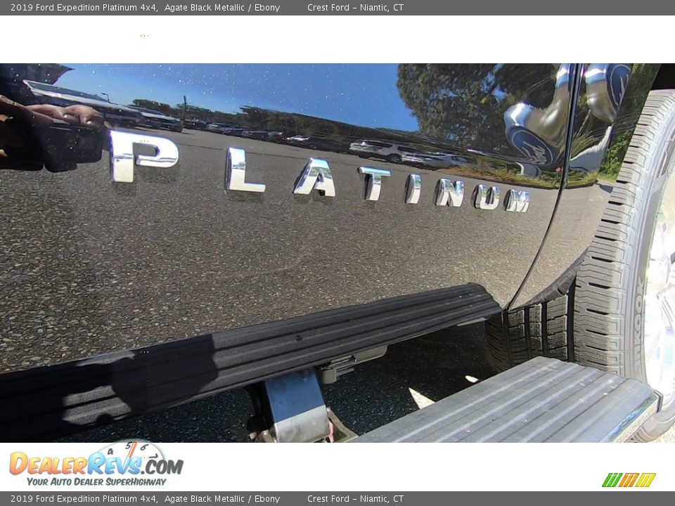 2019 Ford Expedition Platinum 4x4 Agate Black Metallic / Ebony Photo #28