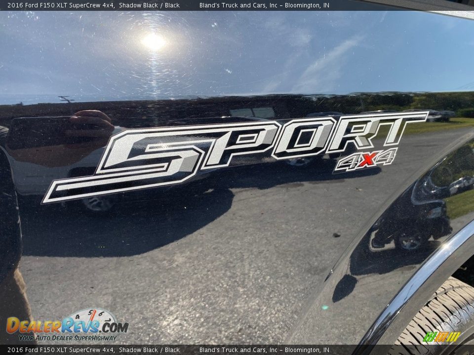 2016 Ford F150 XLT SuperCrew 4x4 Shadow Black / Black Photo #9