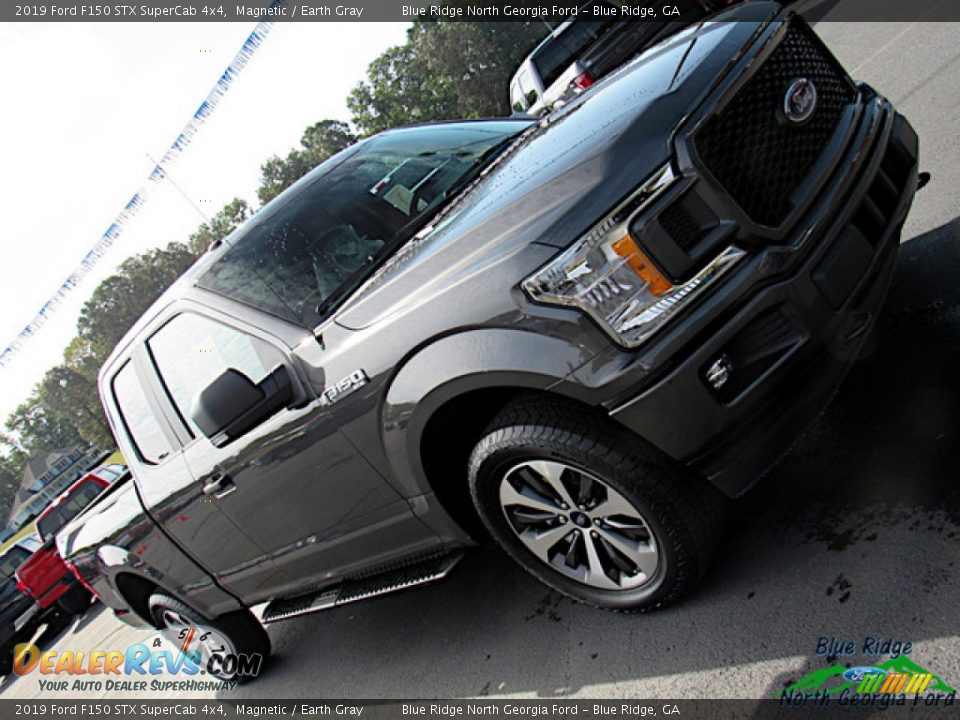 2019 Ford F150 STX SuperCab 4x4 Magnetic / Earth Gray Photo #31