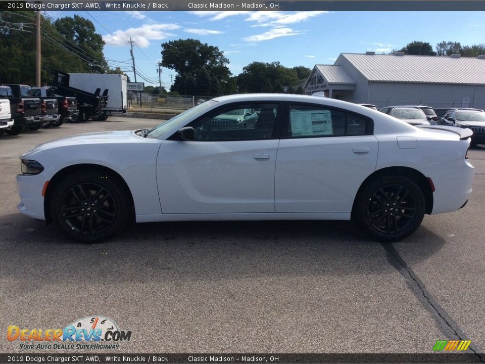 2019 Dodge Charger SXT AWD White Knuckle / Black Photo #6