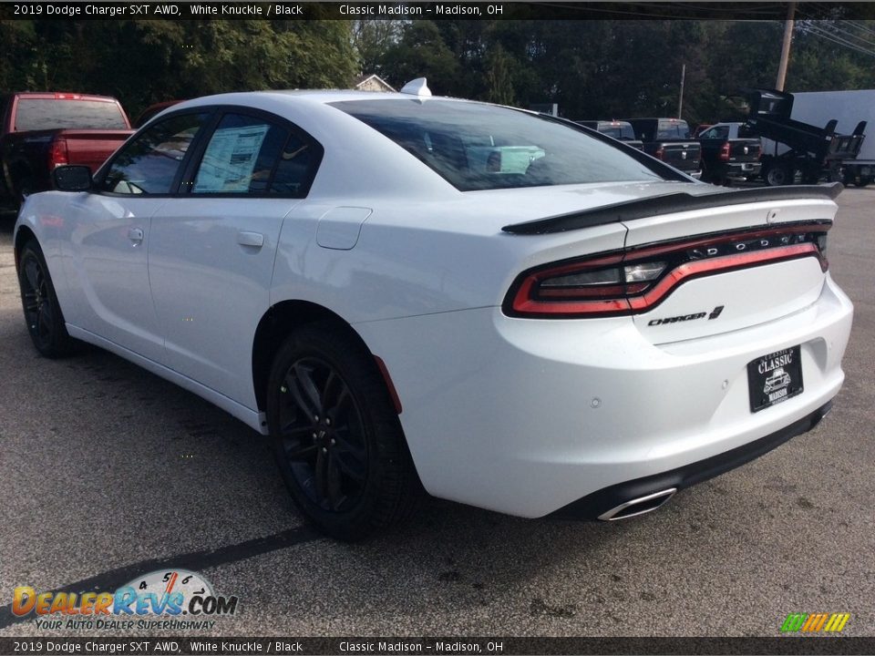 2019 Dodge Charger SXT AWD White Knuckle / Black Photo #7