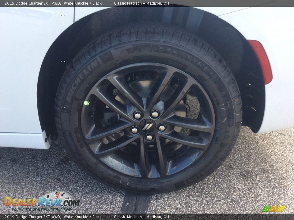 2019 Dodge Charger SXT AWD White Knuckle / Black Photo #9