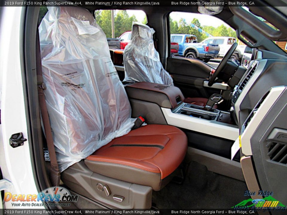 2019 Ford F150 King Ranch SuperCrew 4x4 White Platinum / King Ranch Kingsville/Java Photo #11