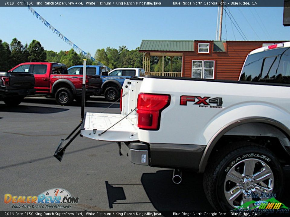 2019 Ford F150 King Ranch SuperCrew 4x4 White Platinum / King Ranch Kingsville/Java Photo #13