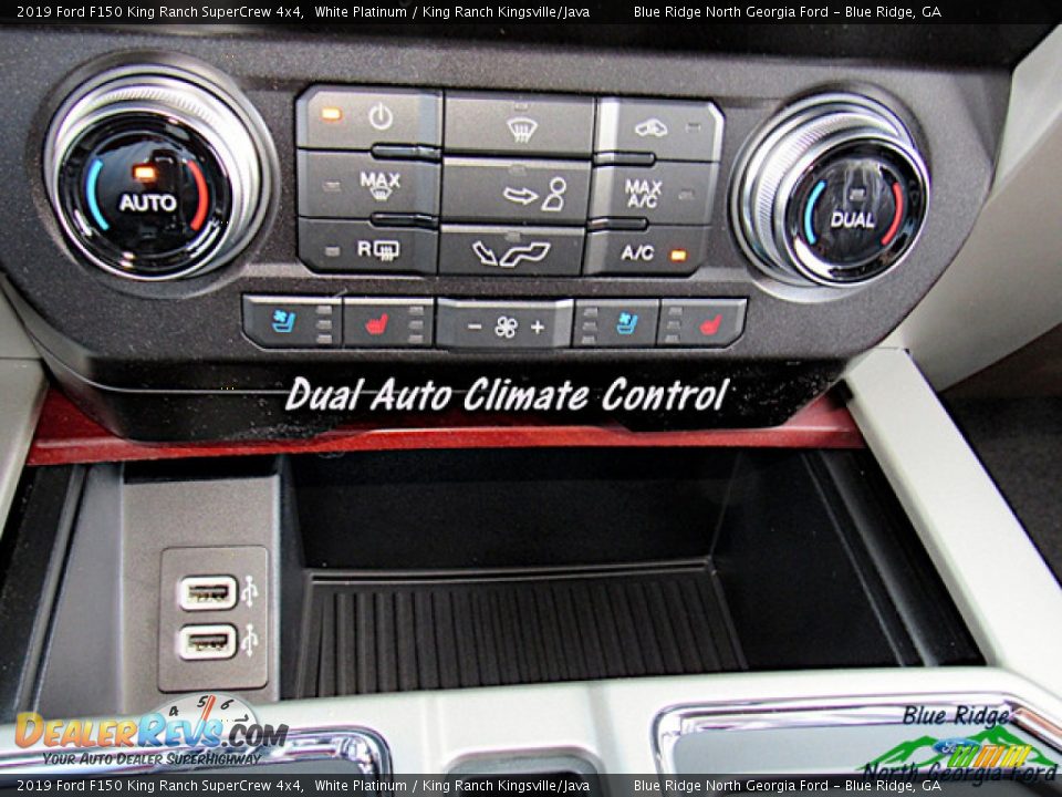 2019 Ford F150 King Ranch SuperCrew 4x4 White Platinum / King Ranch Kingsville/Java Photo #22
