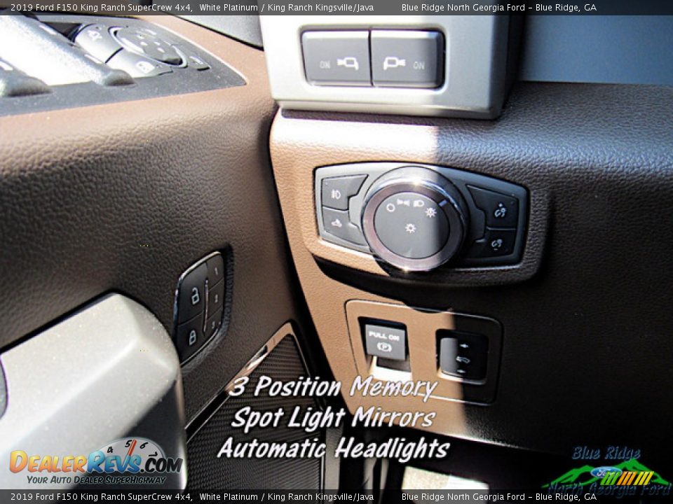 2019 Ford F150 King Ranch SuperCrew 4x4 White Platinum / King Ranch Kingsville/Java Photo #24