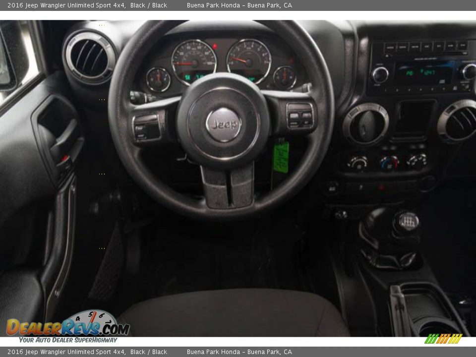 2016 Jeep Wrangler Unlimited Sport 4x4 Black / Black Photo #5