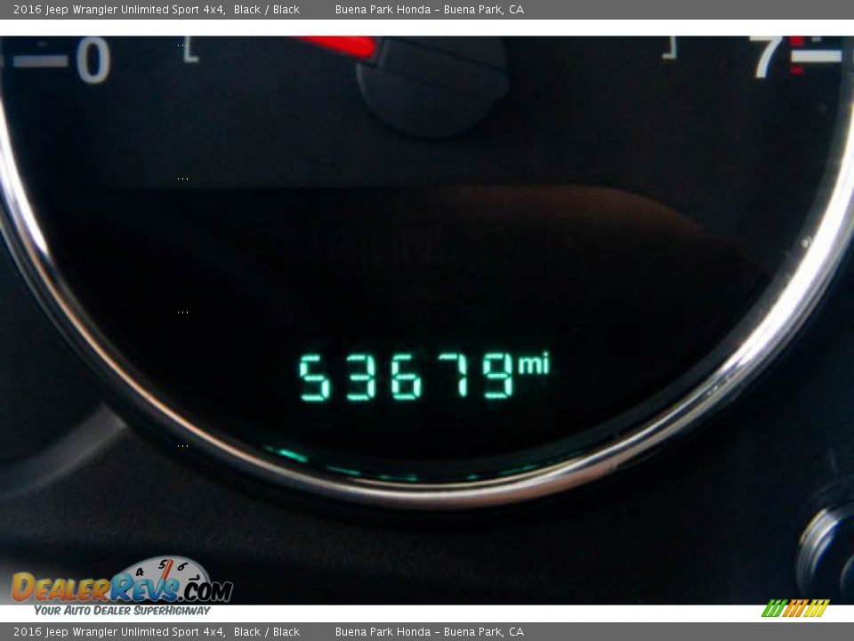 2016 Jeep Wrangler Unlimited Sport 4x4 Black / Black Photo #6