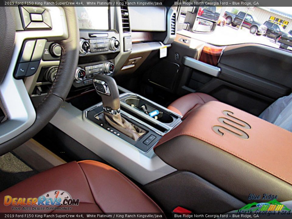 2019 Ford F150 King Ranch SuperCrew 4x4 White Platinum / King Ranch Kingsville/Java Photo #28