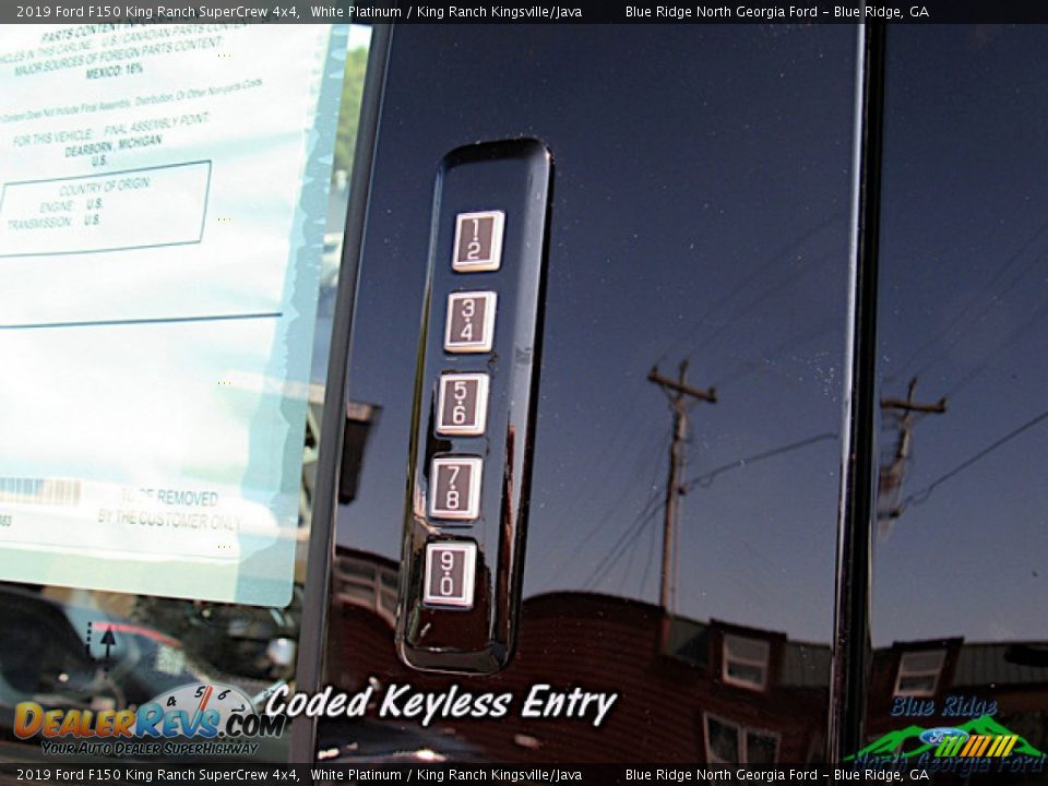 2019 Ford F150 King Ranch SuperCrew 4x4 White Platinum / King Ranch Kingsville/Java Photo #29