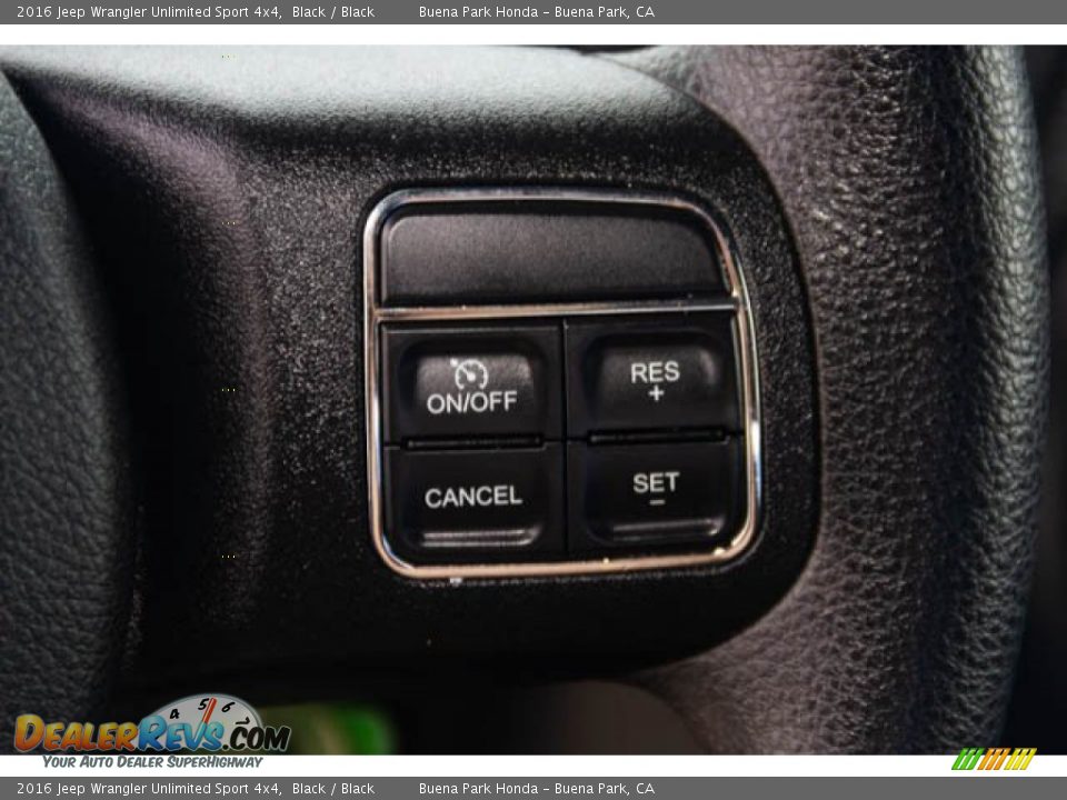 2016 Jeep Wrangler Unlimited Sport 4x4 Black / Black Photo #15