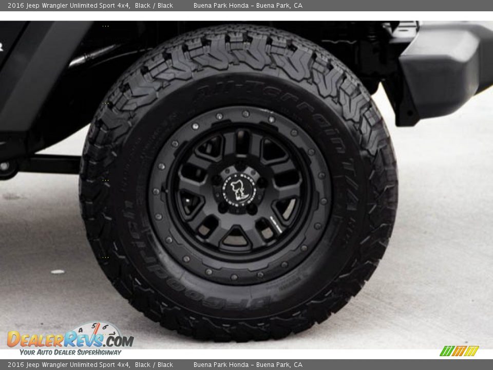 2016 Jeep Wrangler Unlimited Sport 4x4 Black / Black Photo #30