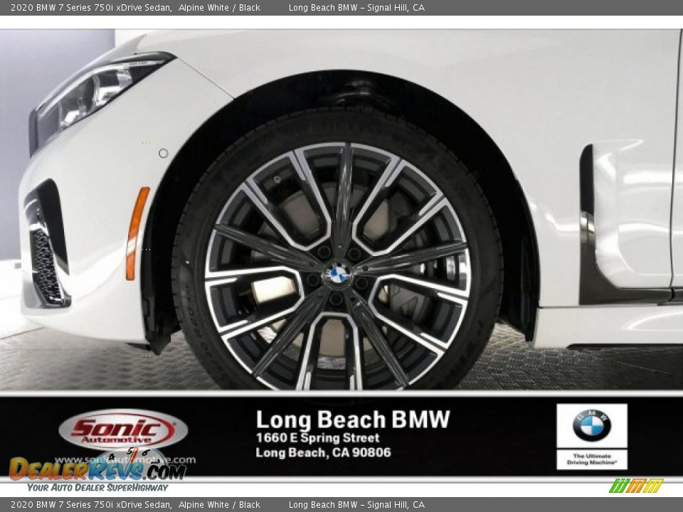 2020 BMW 7 Series 750i xDrive Sedan Alpine White / Black Photo #9