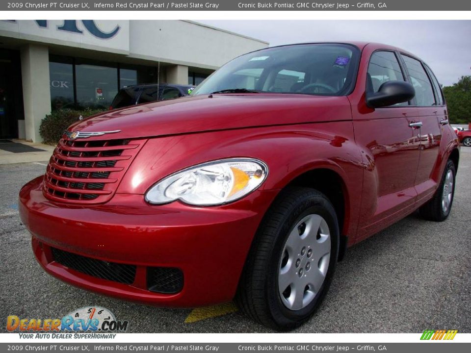 2009 Chrysler PT Cruiser LX Inferno Red Crystal Pearl / Pastel Slate Gray Photo #2