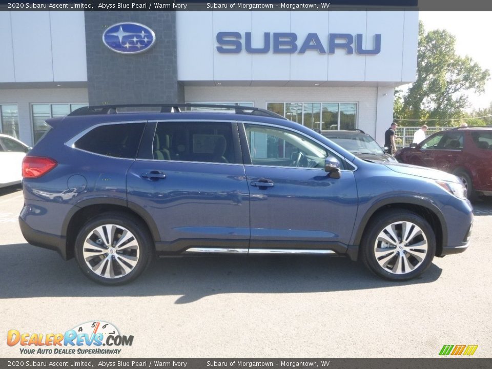 2020 Subaru Ascent Limited Abyss Blue Pearl / Warm Ivory Photo #3