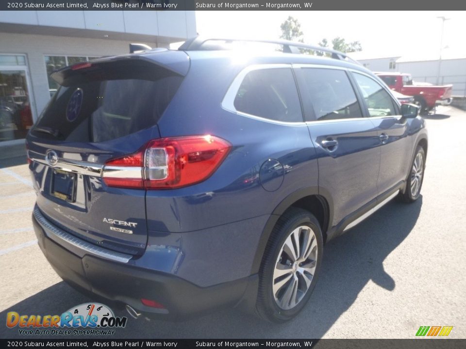 2020 Subaru Ascent Limited Abyss Blue Pearl / Warm Ivory Photo #4