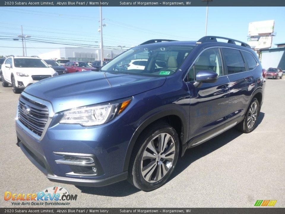 2020 Subaru Ascent Limited Abyss Blue Pearl / Warm Ivory Photo #8