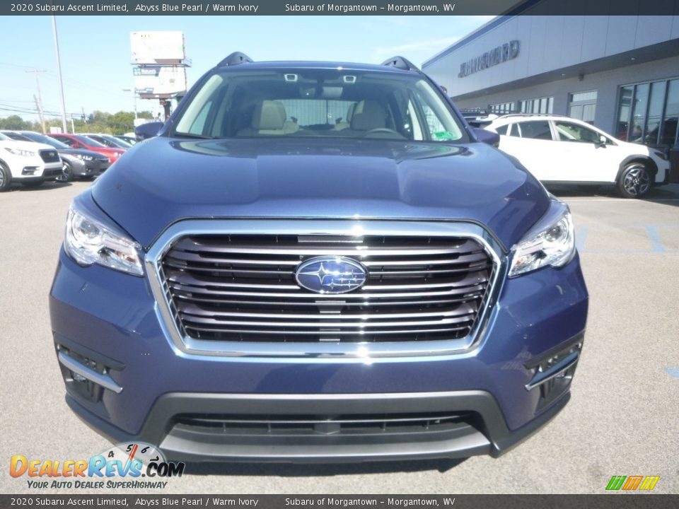 2020 Subaru Ascent Limited Abyss Blue Pearl / Warm Ivory Photo #9