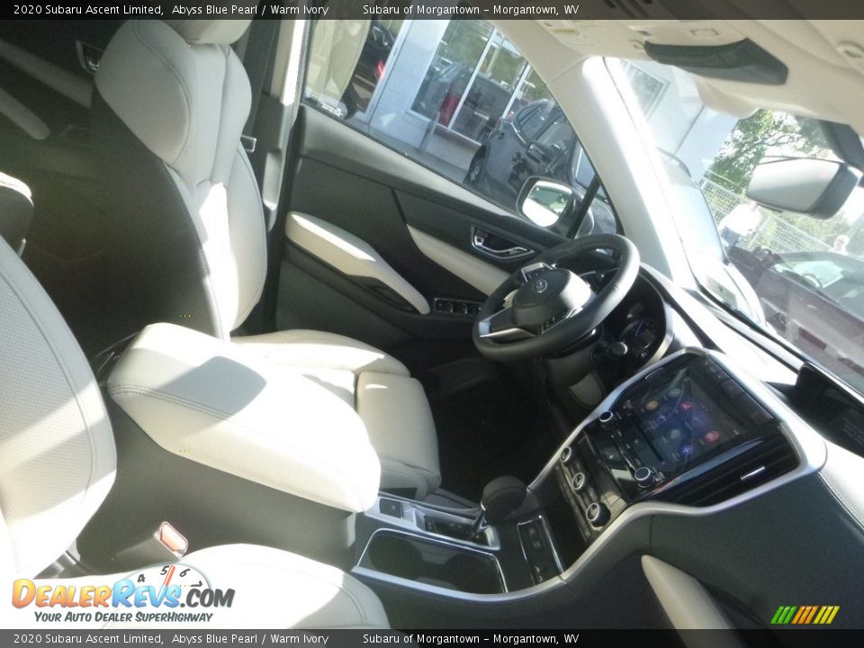 2020 Subaru Ascent Limited Abyss Blue Pearl / Warm Ivory Photo #10