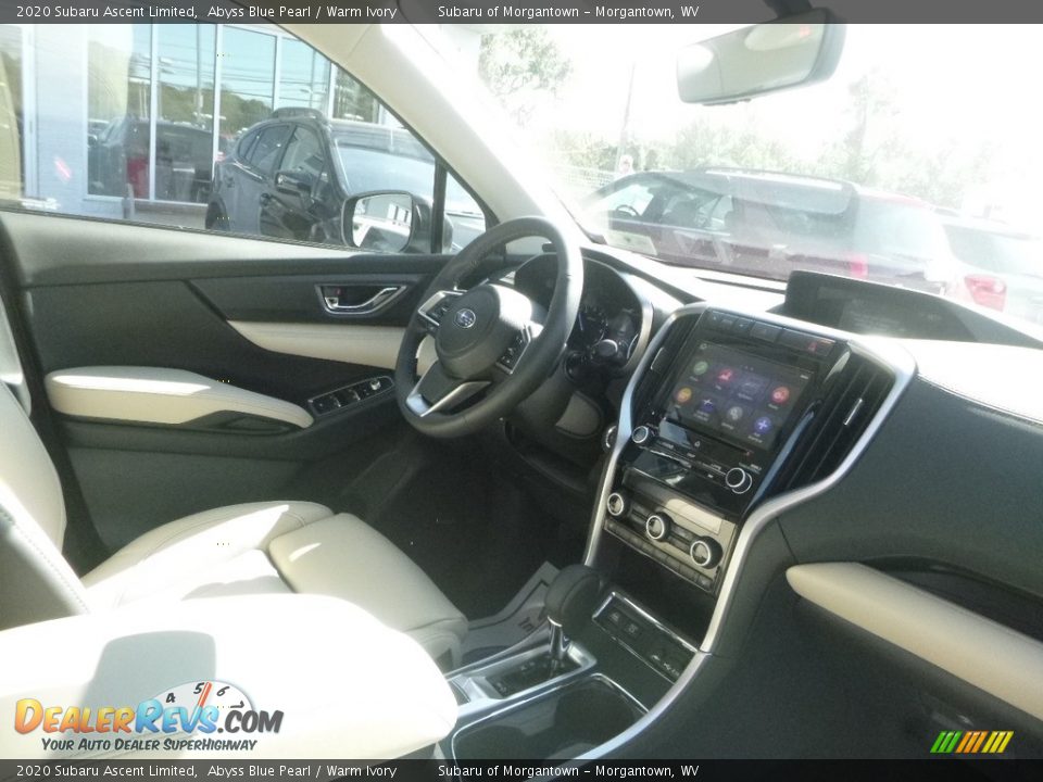 2020 Subaru Ascent Limited Abyss Blue Pearl / Warm Ivory Photo #11