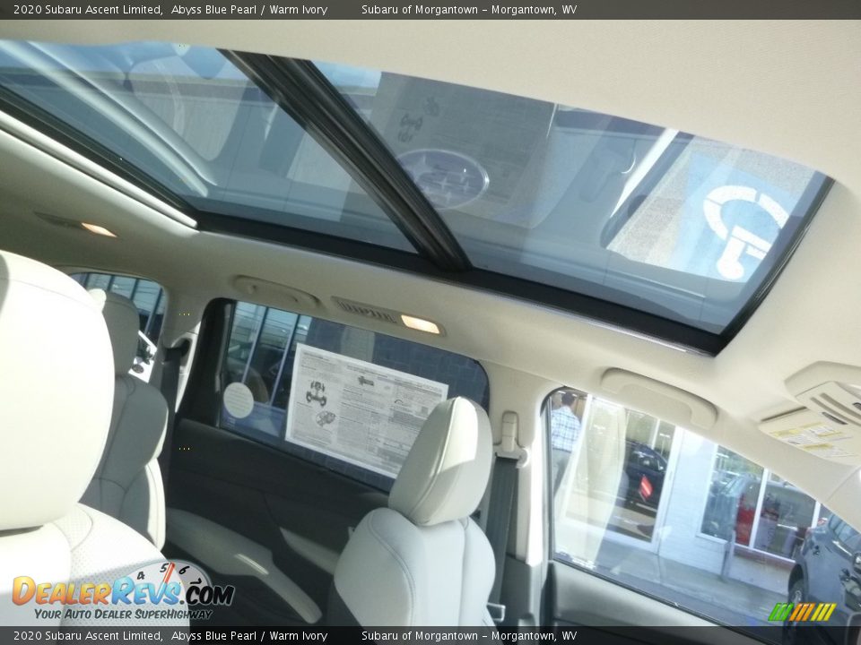 2020 Subaru Ascent Limited Abyss Blue Pearl / Warm Ivory Photo #12