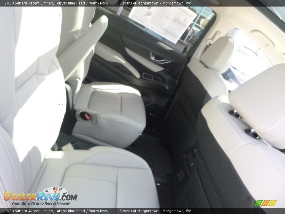 2020 Subaru Ascent Limited Abyss Blue Pearl / Warm Ivory Photo #13