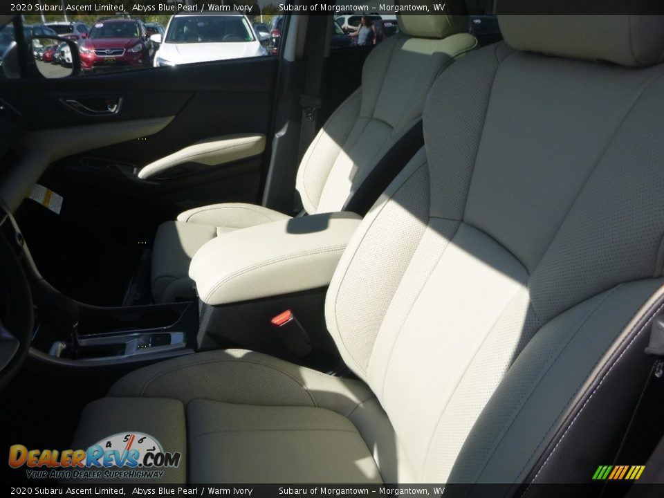 2020 Subaru Ascent Limited Abyss Blue Pearl / Warm Ivory Photo #14