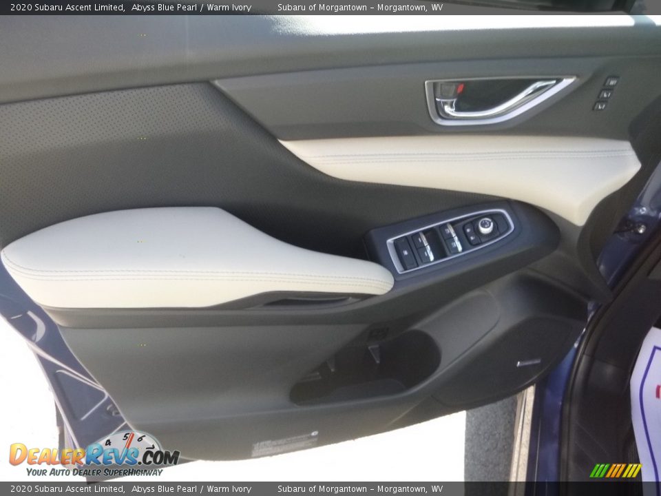2020 Subaru Ascent Limited Abyss Blue Pearl / Warm Ivory Photo #15
