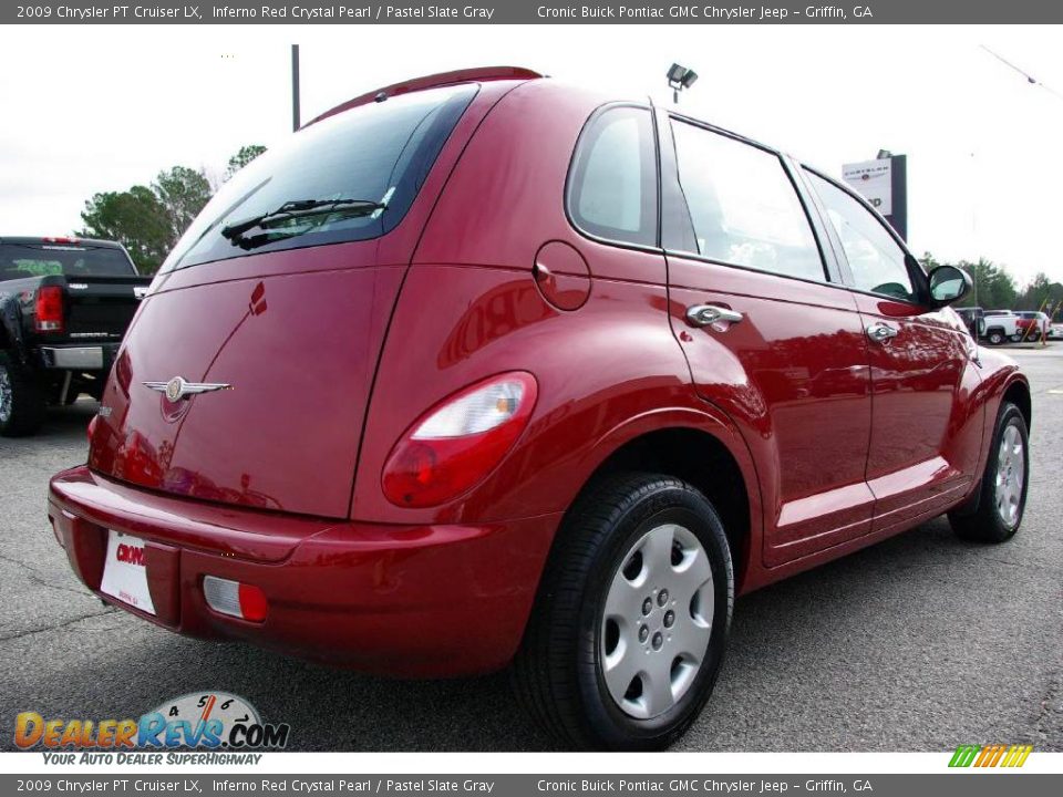 2009 Chrysler PT Cruiser LX Inferno Red Crystal Pearl / Pastel Slate Gray Photo #6
