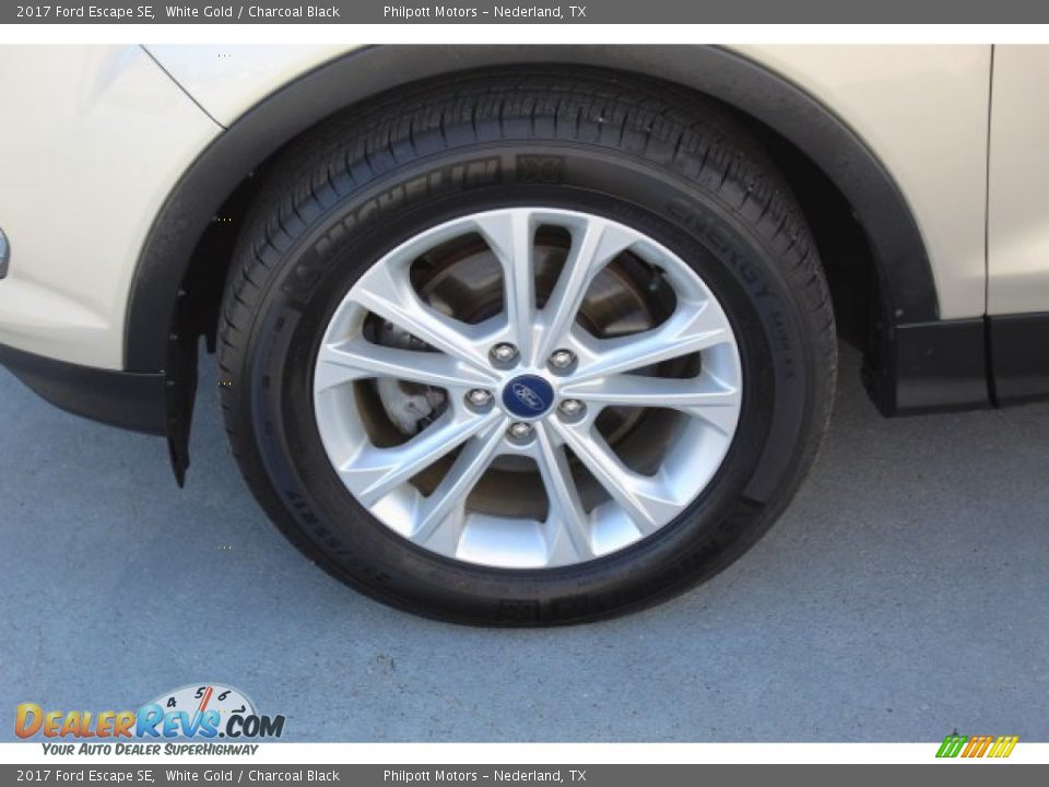 2017 Ford Escape SE White Gold / Charcoal Black Photo #5
