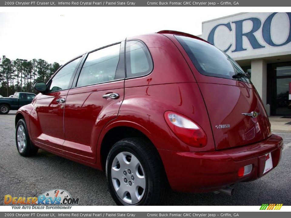 2009 Chrysler PT Cruiser LX Inferno Red Crystal Pearl / Pastel Slate Gray Photo #8