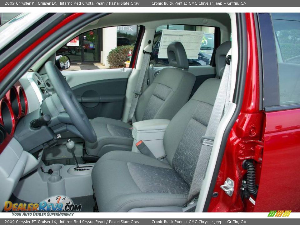 2009 Chrysler PT Cruiser LX Inferno Red Crystal Pearl / Pastel Slate Gray Photo #11