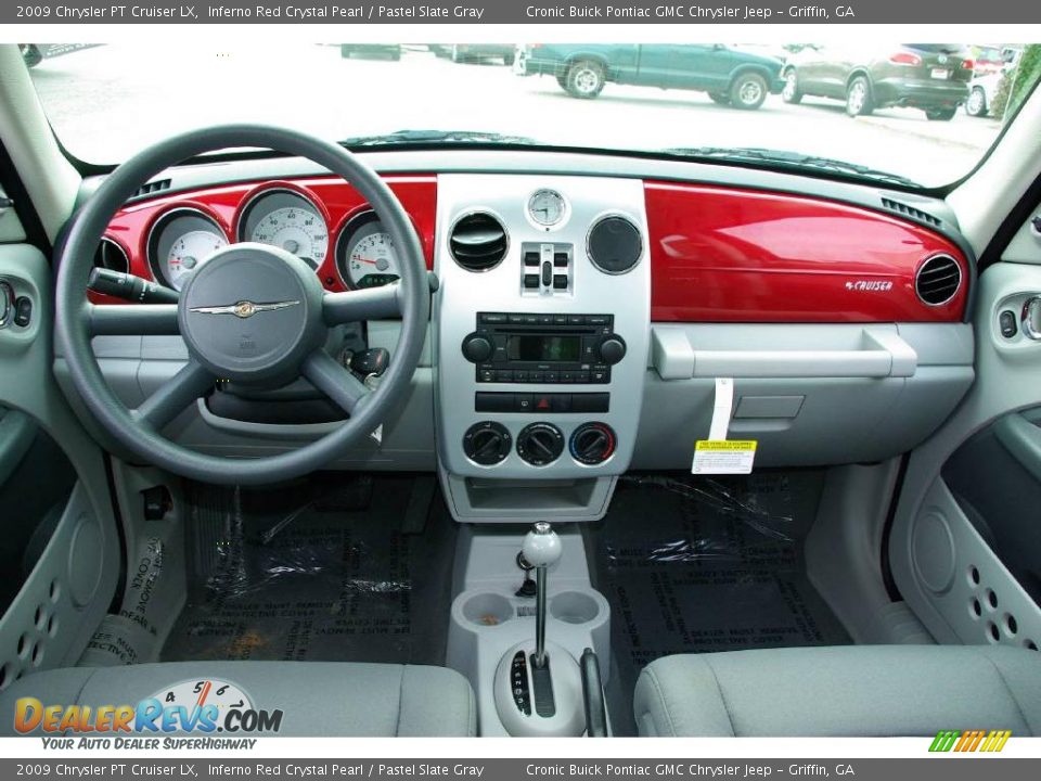 2009 Chrysler PT Cruiser LX Inferno Red Crystal Pearl / Pastel Slate Gray Photo #16