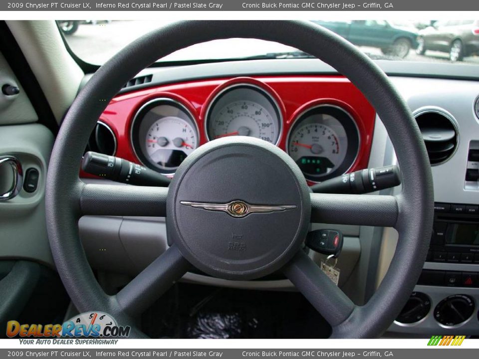 2009 Chrysler PT Cruiser LX Inferno Red Crystal Pearl / Pastel Slate Gray Photo #17
