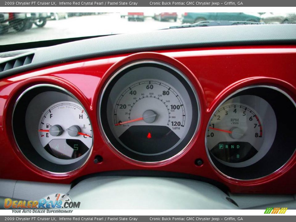 2009 Chrysler PT Cruiser LX Inferno Red Crystal Pearl / Pastel Slate Gray Photo #18