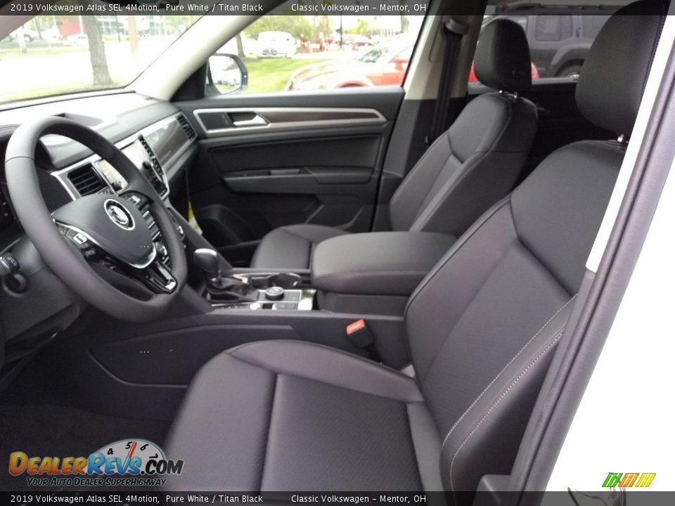 2019 Volkswagen Atlas SEL 4Motion Pure White / Titan Black Photo #3