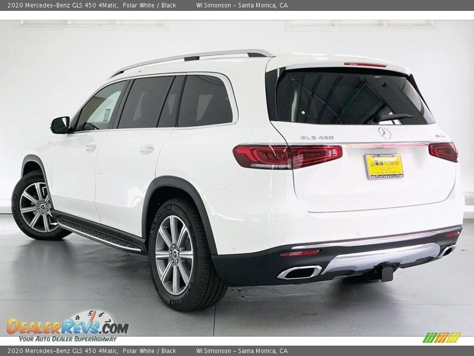 2020 Mercedes-Benz GLS 450 4Matic Polar White / Black Photo #2