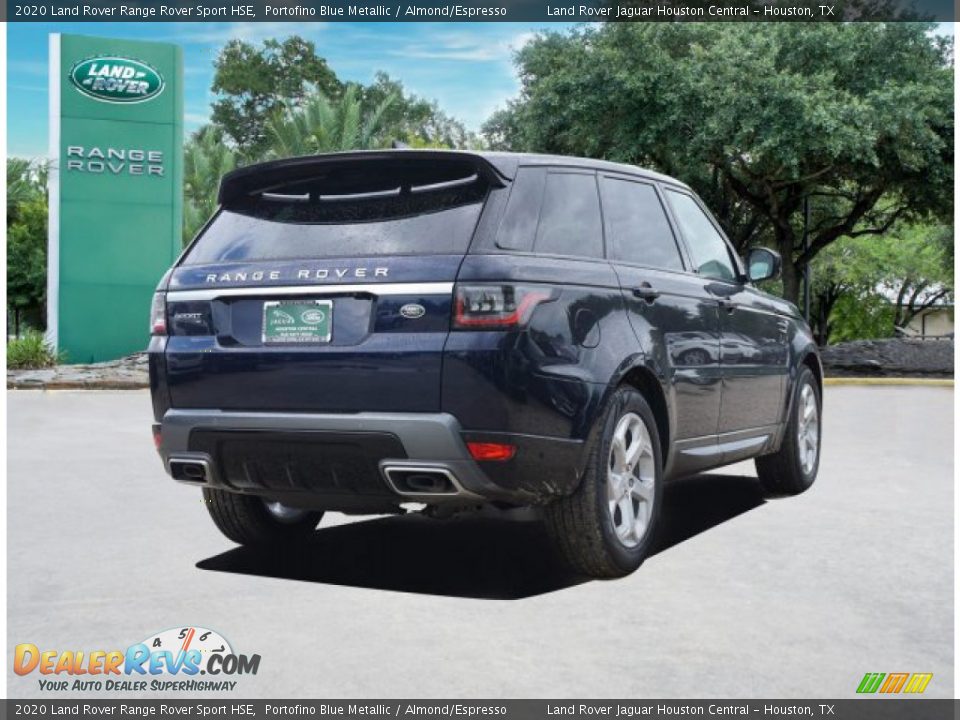 2020 Land Rover Range Rover Sport HSE Portofino Blue Metallic / Almond/Espresso Photo #4