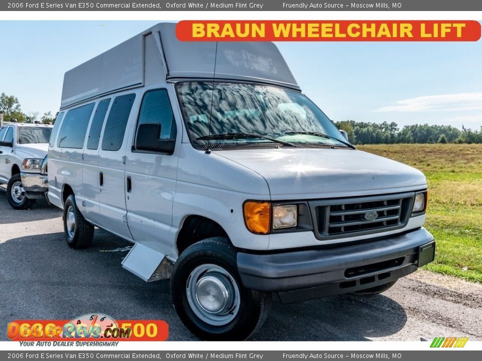 2006 Ford E Series Van E350 Commercial Extended Oxford White / Medium Flint Grey Photo #1