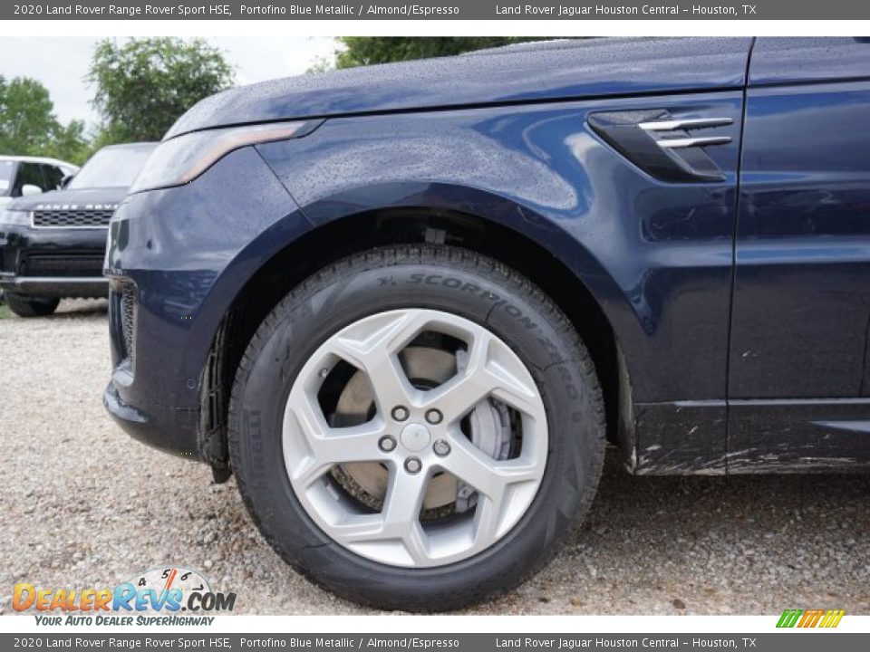 2020 Land Rover Range Rover Sport HSE Portofino Blue Metallic / Almond/Espresso Photo #6