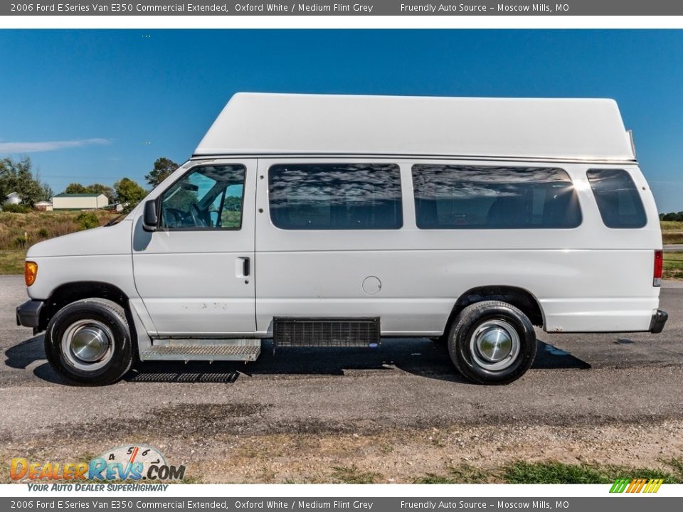 2006 Ford E Series Van E350 Commercial Extended Oxford White / Medium Flint Grey Photo #14