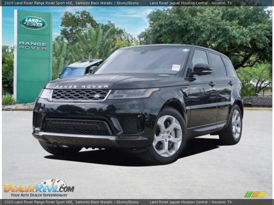 2020 Land Rover Range Rover Sport HSE Santorini Black Metallic / Ebony/Ebony Photo #1