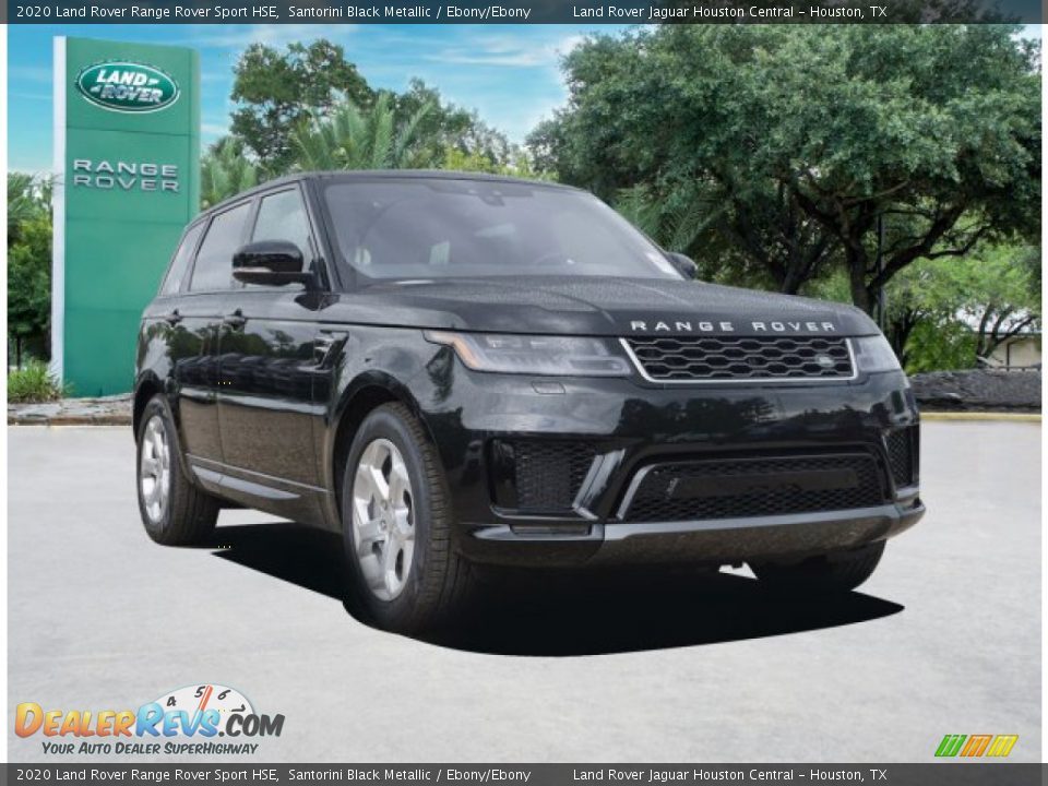 2020 Land Rover Range Rover Sport HSE Santorini Black Metallic / Ebony/Ebony Photo #2