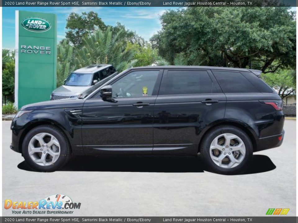 2020 Land Rover Range Rover Sport HSE Santorini Black Metallic / Ebony/Ebony Photo #3