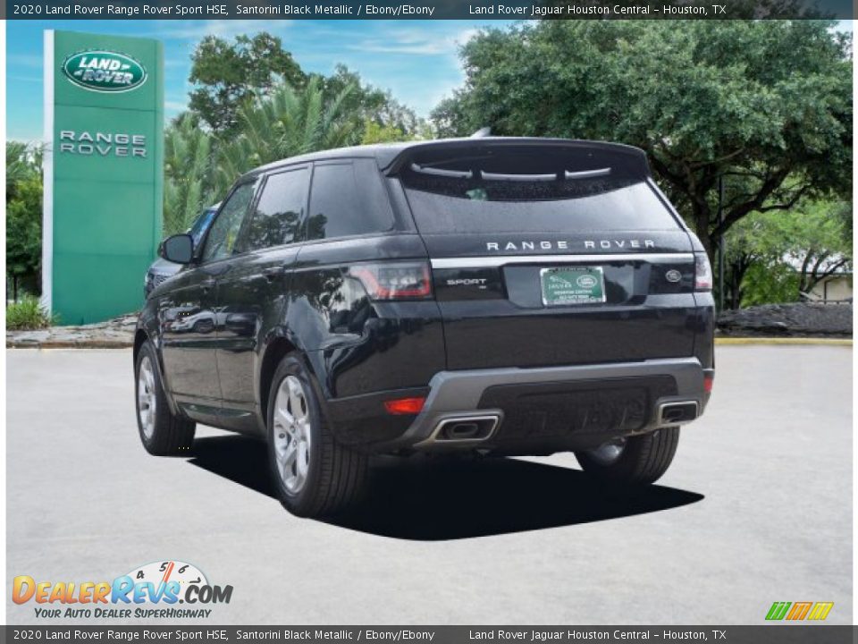 2020 Land Rover Range Rover Sport HSE Santorini Black Metallic / Ebony/Ebony Photo #5