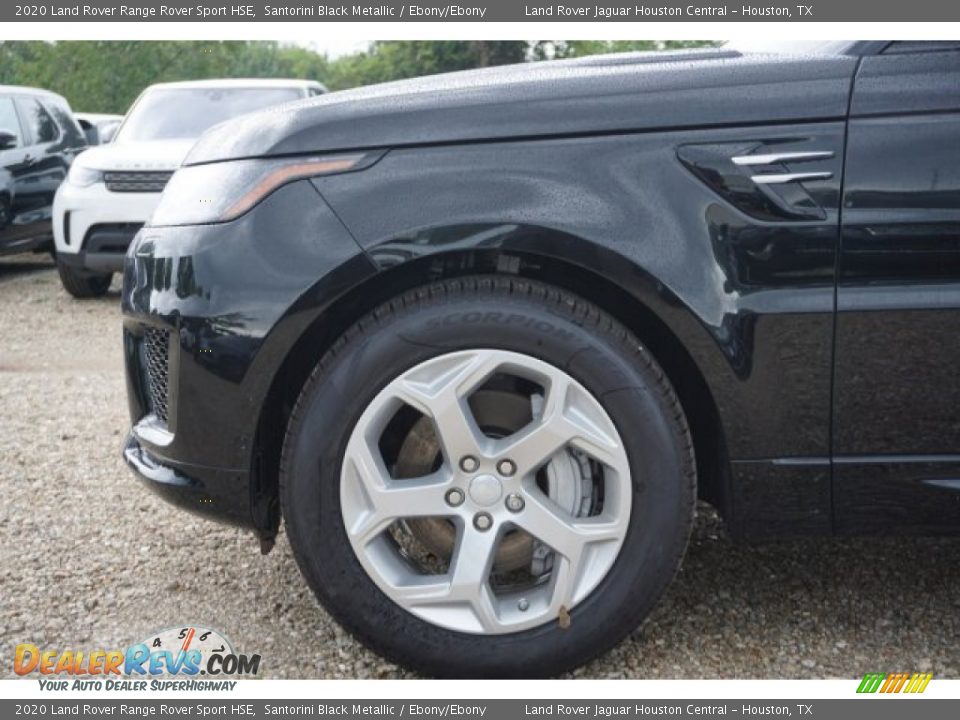 2020 Land Rover Range Rover Sport HSE Santorini Black Metallic / Ebony/Ebony Photo #6