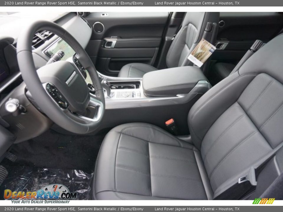 2020 Land Rover Range Rover Sport HSE Santorini Black Metallic / Ebony/Ebony Photo #7