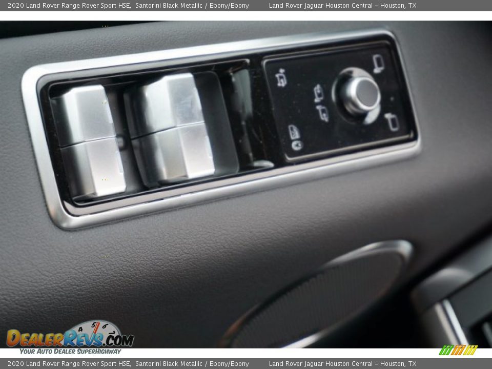 2020 Land Rover Range Rover Sport HSE Santorini Black Metallic / Ebony/Ebony Photo #17