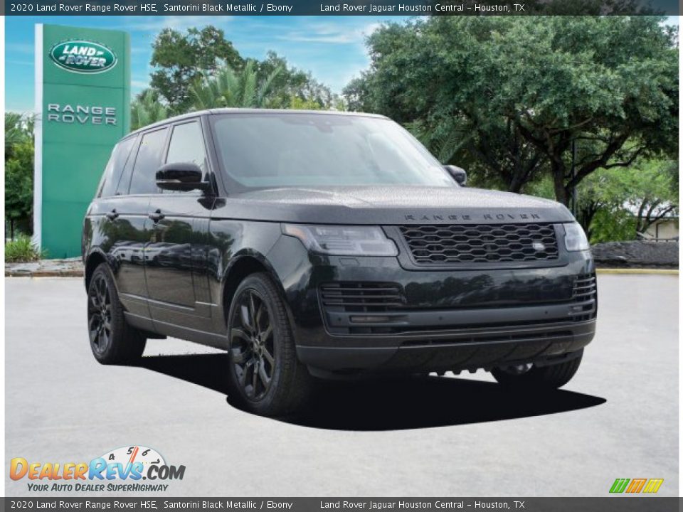 2020 Land Rover Range Rover HSE Santorini Black Metallic / Ebony Photo #2