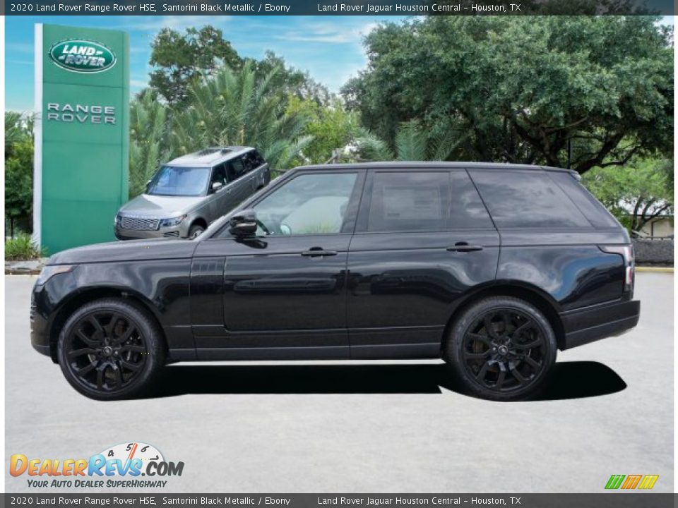 2020 Land Rover Range Rover HSE Santorini Black Metallic / Ebony Photo #3